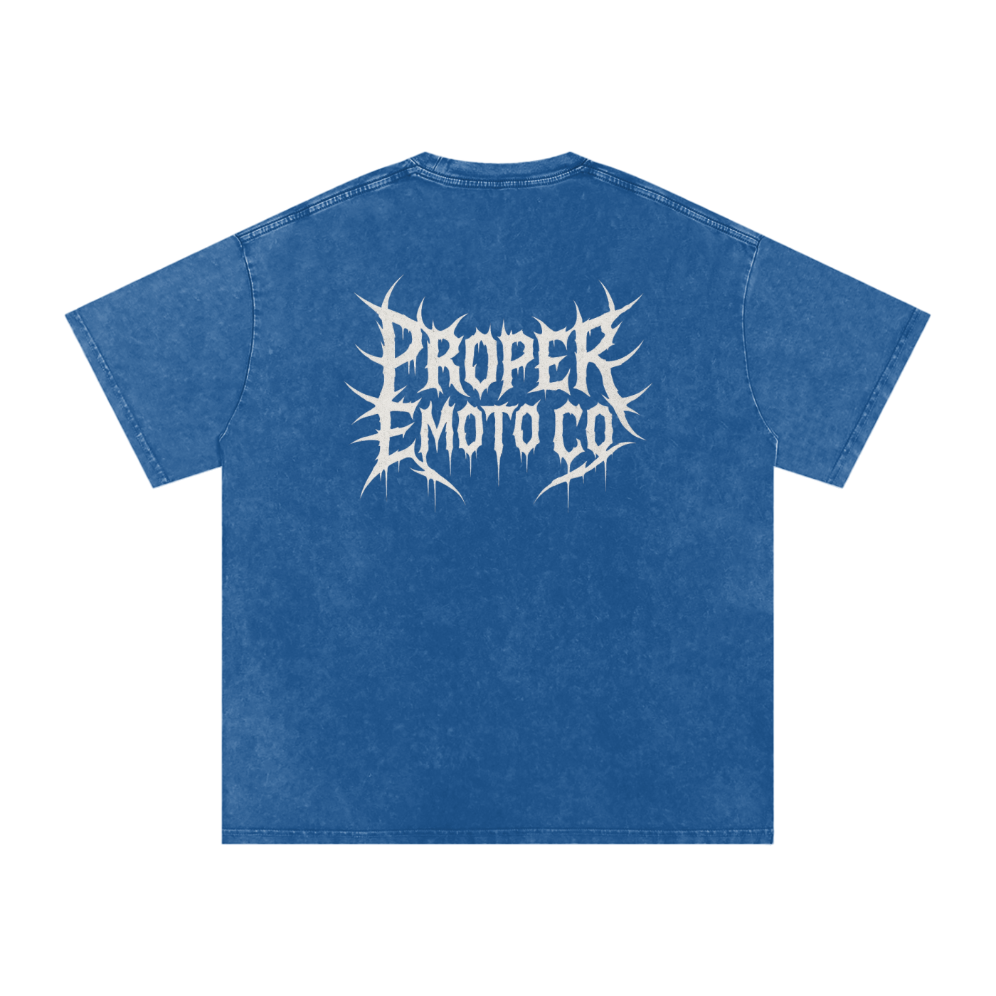 Proper Emoto Co Oversized Acid Wash Tee