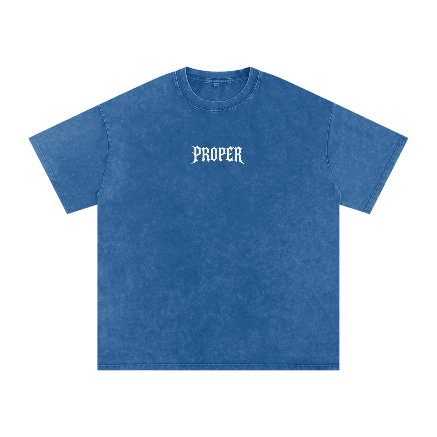 Proper Emoto Co Oversized Acid Wash Tee