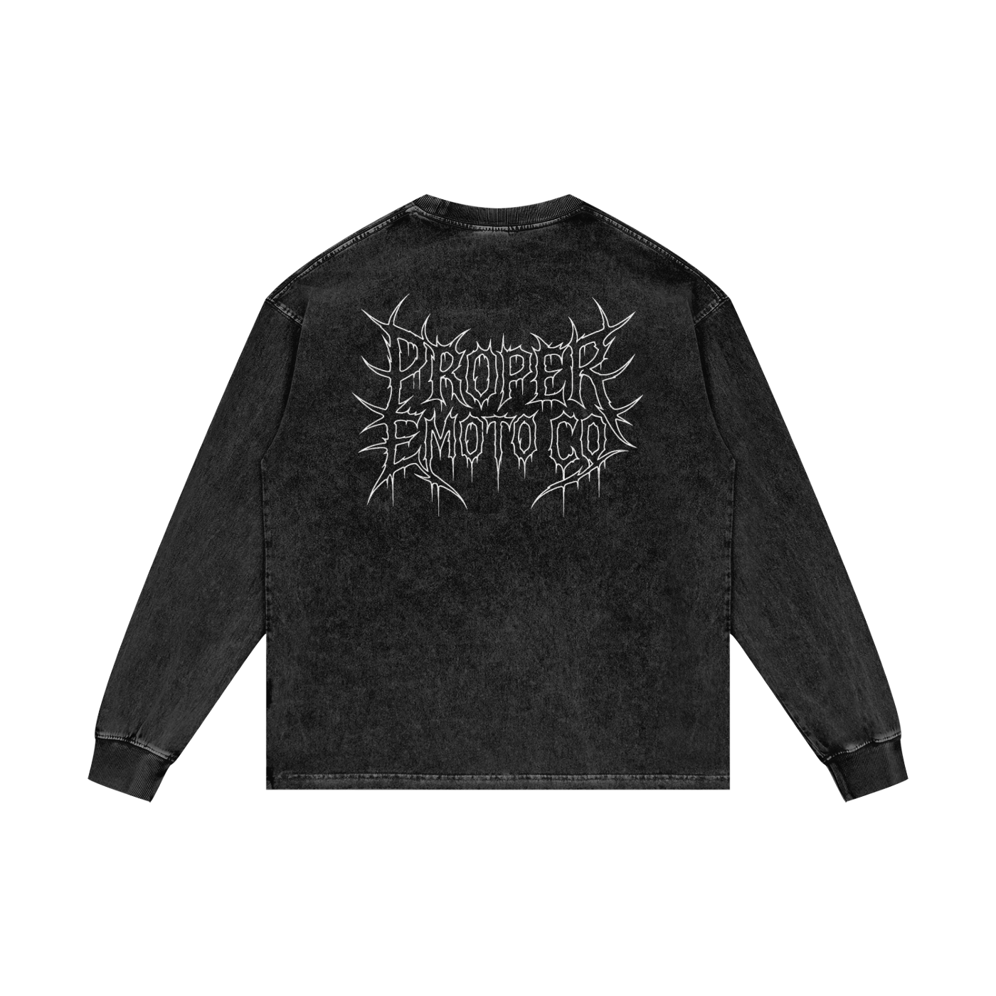 Acid Wash Oversize Long Sleeve T-Shirt